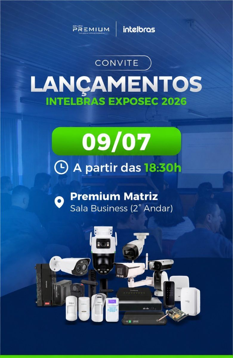 EVENTO LANÇAMENTO - INTELBRAS EXPOSEC 2026